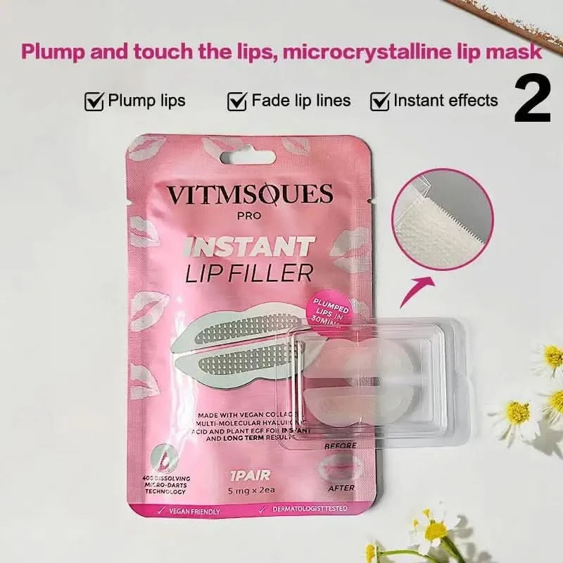 Nerivoe™ Hyaluronic Acid Microneedle Lip Patches - Nerivoe